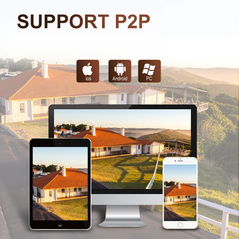 5MP Outdoor Camera 30X Zoom FHD WiFi Wireless Auto Track ONVIF 2 Way Audio PTZ gallery