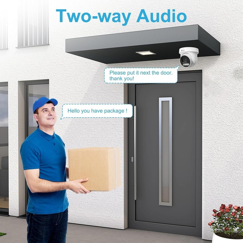 Anpviz 6MP PoE PTZ Camera Outdoor 5X Optical Zoom with Human Vehicle Detection gallery