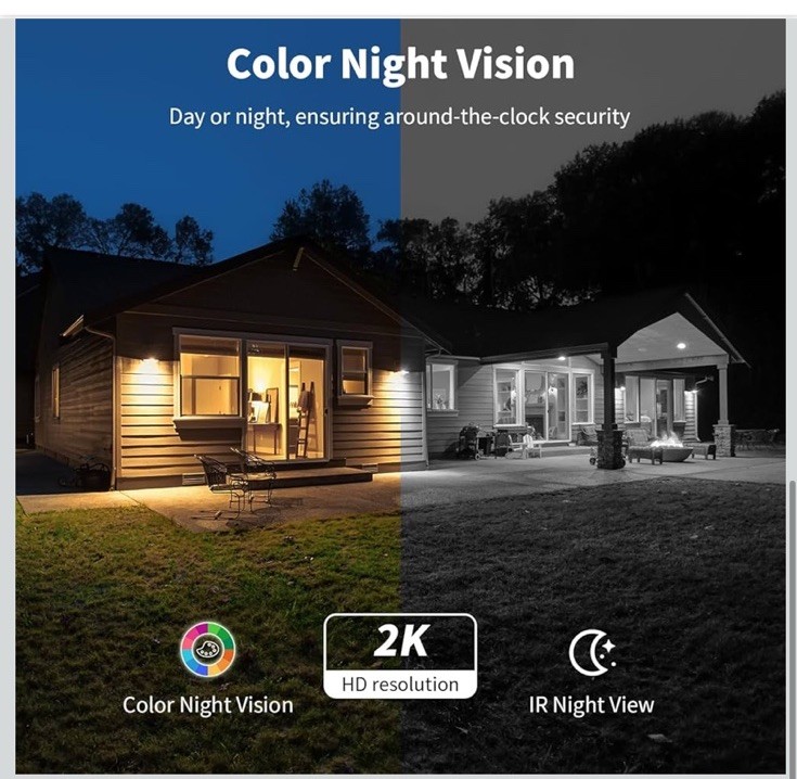 4G LTE Cellular Security Camera, No WiFi Security Camera Outdoor Wireless New!! gallery