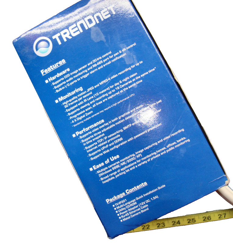 TRENDnet TV-IP301/A Advance Day / Night Internet Camera Server w/ Audio gallery