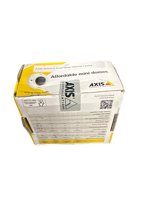 Axis M3044-V Network Fixed Dome Camera 0802-001 New Sealed Box White gallery