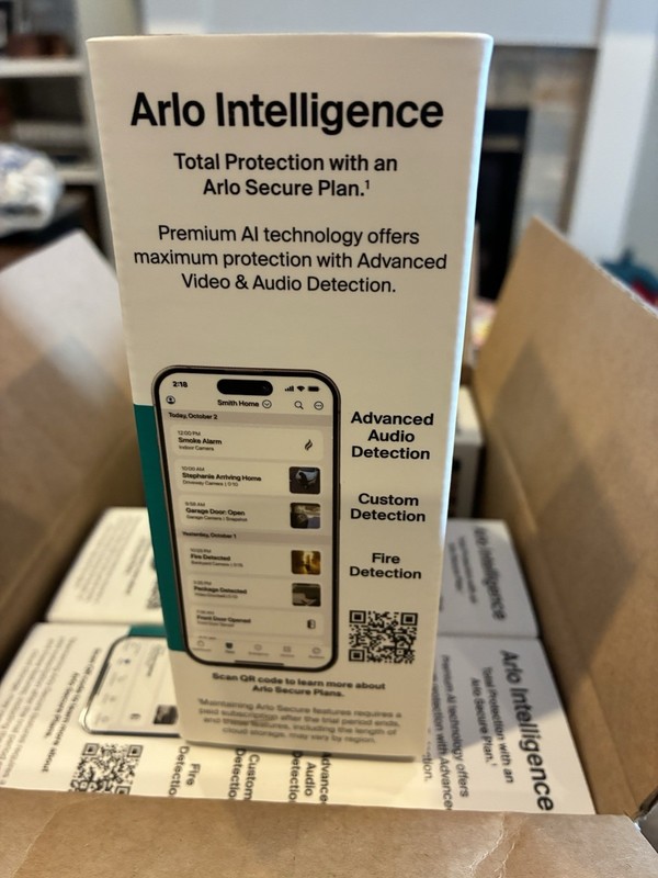 Arlo Essential Indoor Security 2K (3rd Gen, 2025 Release) Wired Plug 4 Cameras gallery