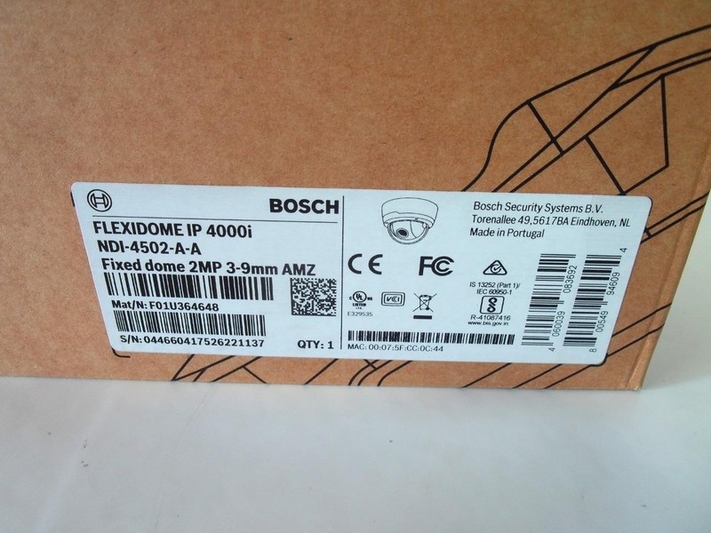 *New* Bosch NDI-4502-A-A FLEXIDOME IP 4000i 2MP 3-10MM IP Dome Security Camera gallery