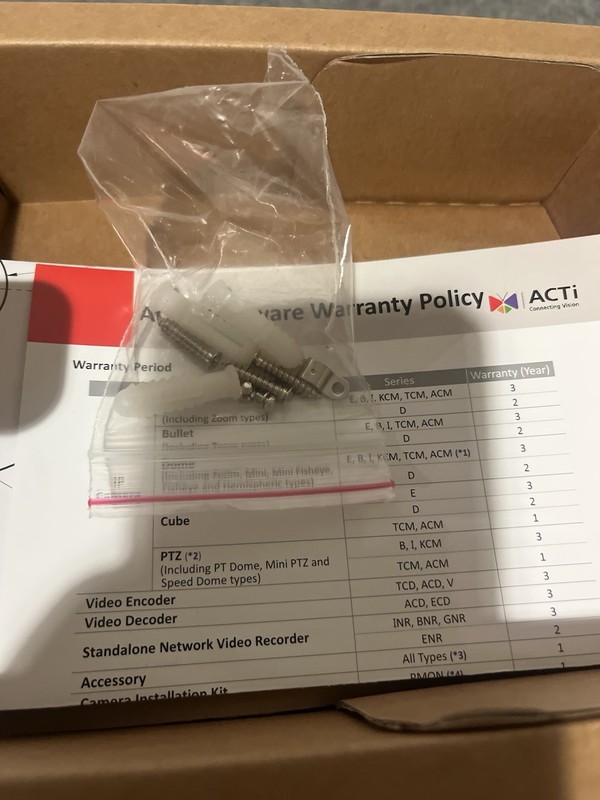 ACTI E56 Indoor Dome Security Camera New gallery