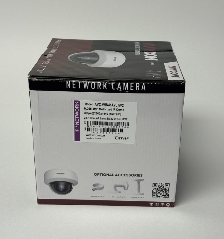 AVYCON 4MP Motorized IP Dome - AVC-VHN41AVLT gallery