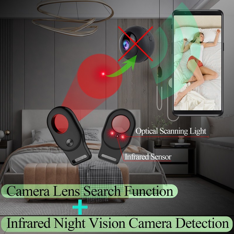 KAXYUYA Hidden Camera Detector, Bug Detector Sweeper , GPS Tracker Detector gallery