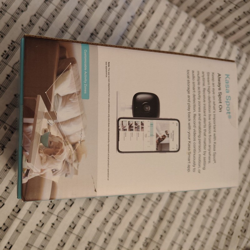 TP-LINK Kasa Spot KC400 2K HD Indoor Wi-Fi Camera Night Vision Person Detection gallery