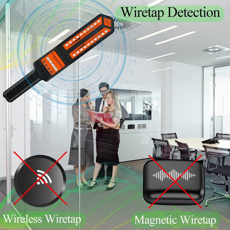 Hidden Camera Detector, RF Signal Detector, Camera Lens Finder and Magnetic T... gallery