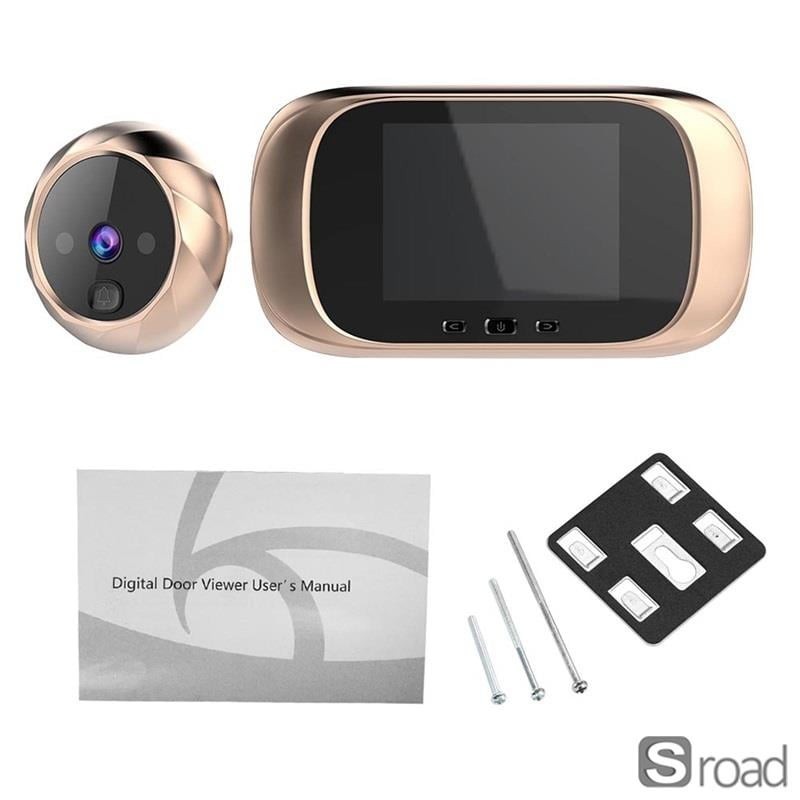 Digital Peephole Camera 2.8″ LCD Night Vision Wide Angle Auto Capture