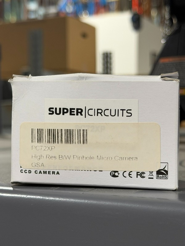 Super Circuits PC72XP High Resolution B&W Pinhole Micro CCD Security Camera