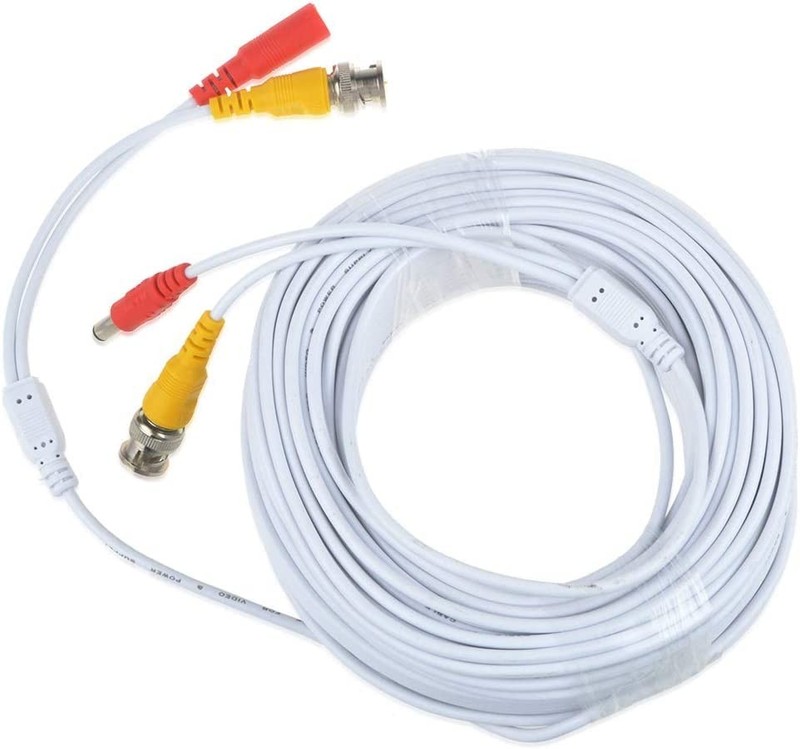 Accessory USA 50ft White Extention Power & Video Cable for 50 feet,