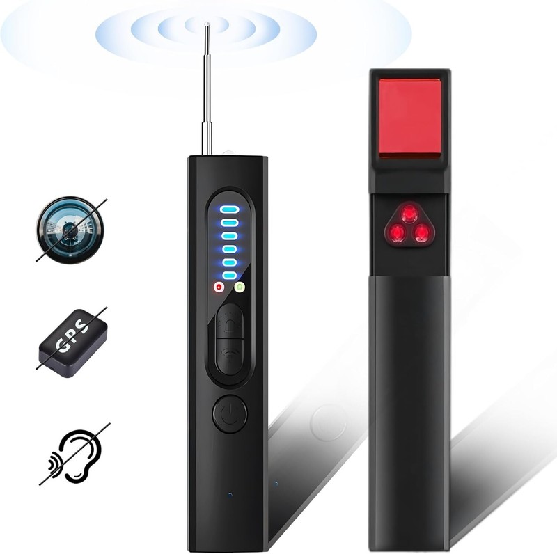 Detector De Camaras Camara Y Microfonos GPS Grabadoras Alta Velocidad Portatil