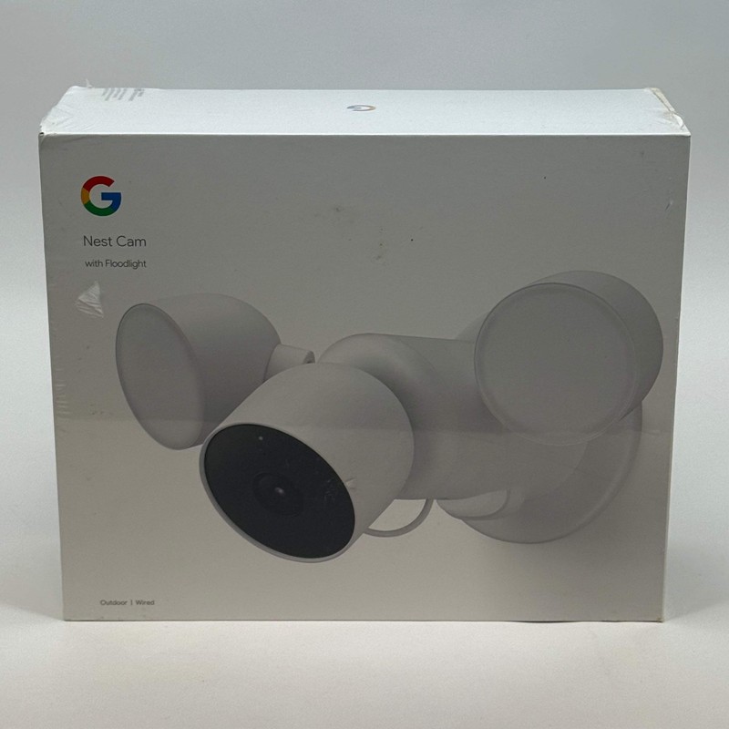 New Google Nest Cam Floodlight Floodlight Cam White GA02411-US