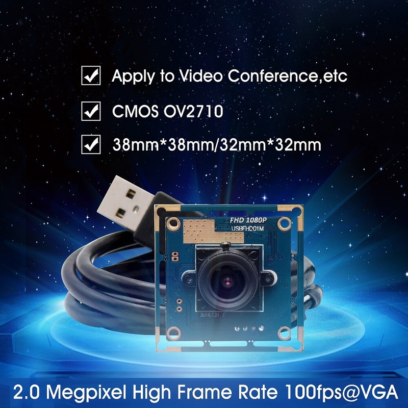 UVC Camera 1920x1080 HD WebCam 2.8mm Wide Angle Lens Free Driver USB Camera 2MP gallery