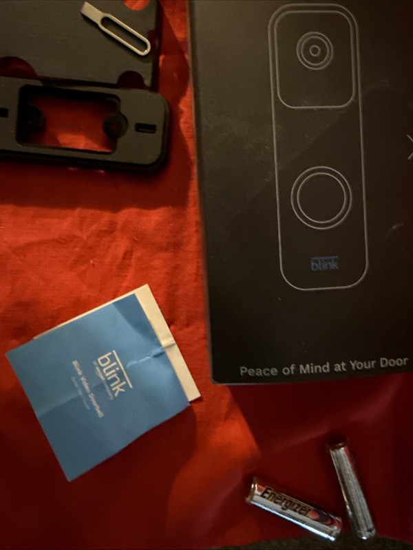 Blink Smart Wi-Fi Video Doorbell Wired/Battery 2 Way Audio with Alexa Black NEW gallery
