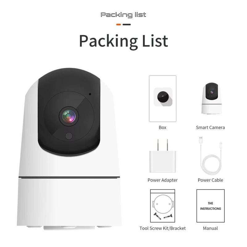 6MP Smart 5G WiFi Security Camera Auto Tracking Night Vision 6x Zoom Tuya IP Cam gallery