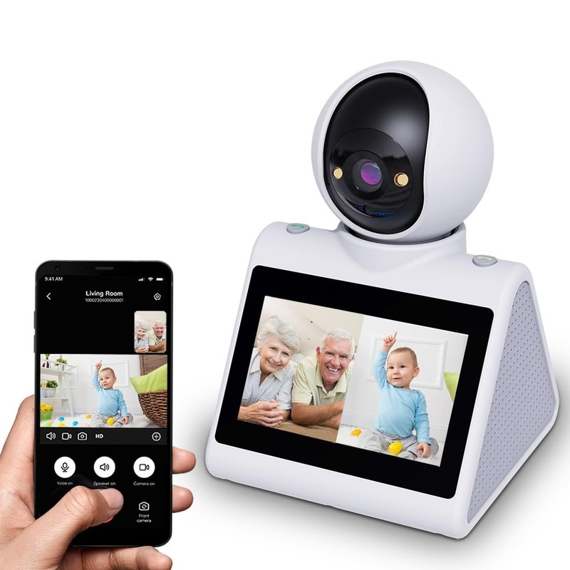 Dual Band 5G 2.4G Two Way Video Camera Indoor Home Security Baby Monitor Camera