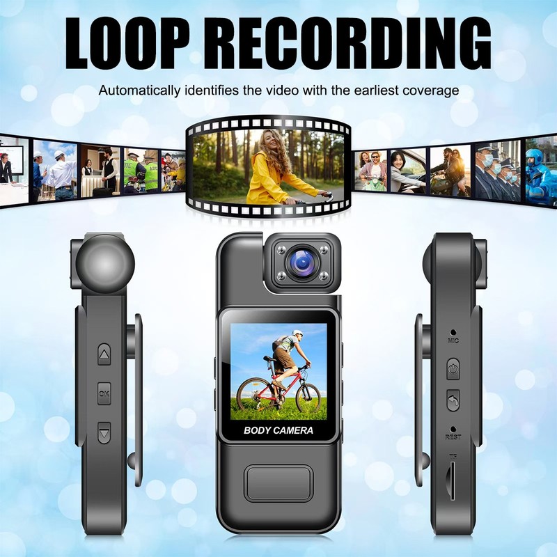 4K WIFI HD Mini Camera Camcorder Body Police Cam with Audio Video DVR Night Cam gallery