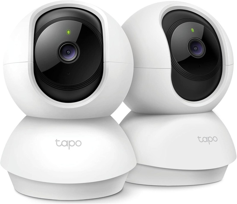 TP-Link Tapo 2K Pan/Tilt Security Camera Motion Detection 2 pack - C210P2 gallery