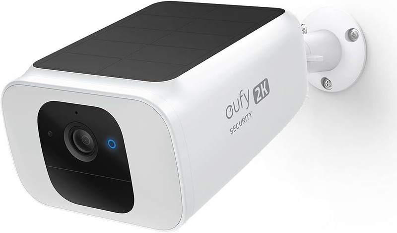 eufy Outdoor Solar Security Camera – White (T81241W1-cr)