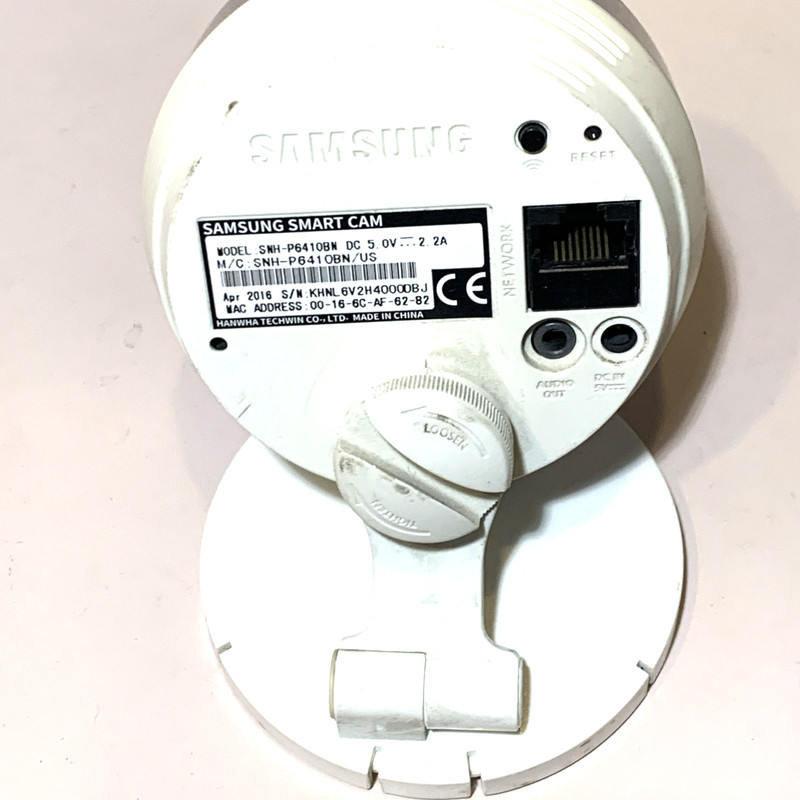 QTY 2 SAMSUNG SNH-P6410BN SMARTCAM HD PRO 1080P HD WIFI HOME SECURITY CAMERA $18 gallery
