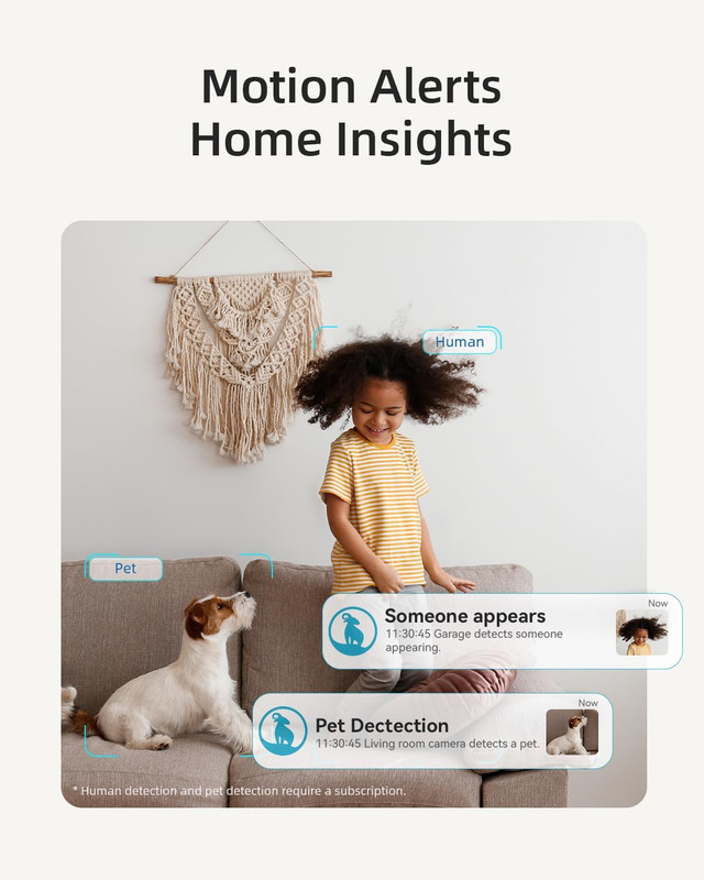 Indoor Security Camera, 5Ghz/2.4Ghz Dual-Band, 2K PZT Pet Camera with Phone App, gallery