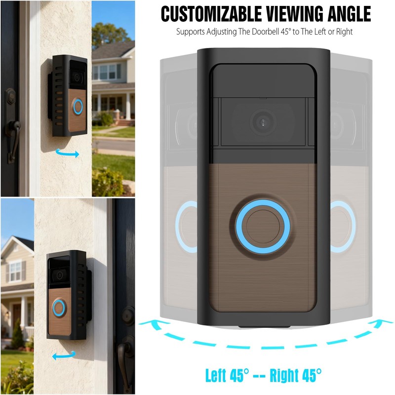 Anti-Theft Doorbell Angle Mount - 2026 New Upgraded Steel Metal Adjustable Br... gallery