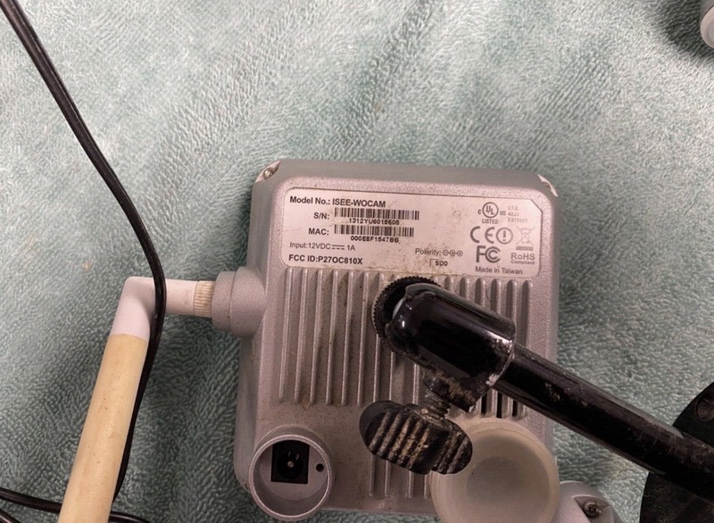 ISEE-WOCAM 5 wired wireless IP Camera And hard drive with Power Supply Used gallery