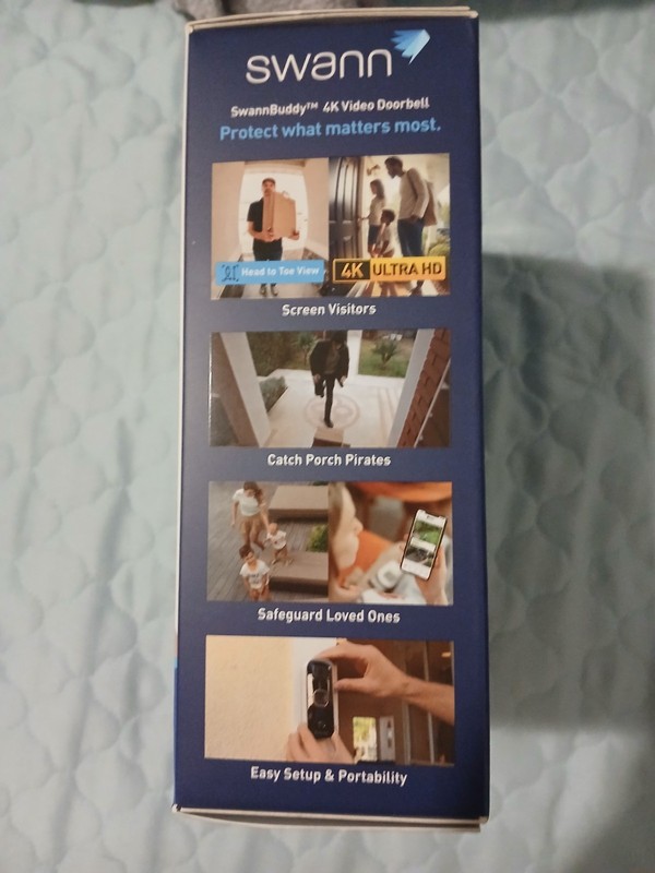 Swann SwannBuddy4K 4K Ultra HD Video Doorbell SWIFI-4KBUDDY-GL BRAND NEW gallery