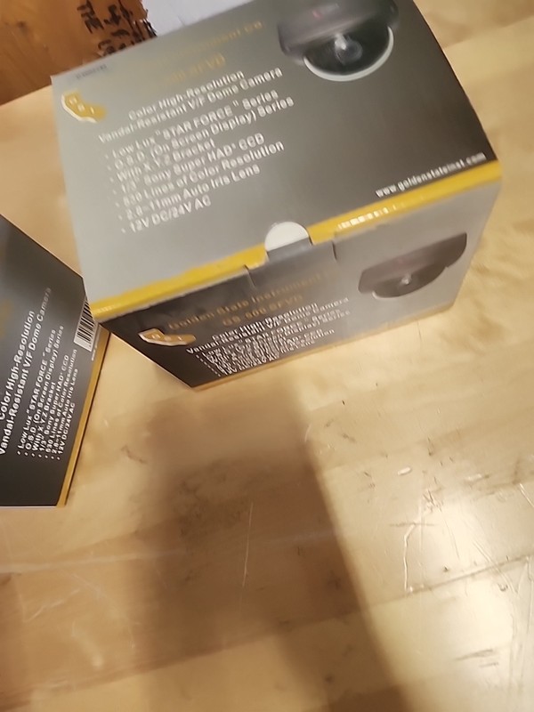 2-Golden State Instrumen GS500 SFVD Gs-500Sfvd Vandal Res Vari Focal Dome Camera gallery