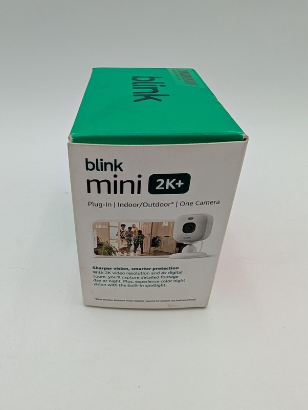 Blink Mini 2K+ IP Surveillance Camera White Indoor/Outdoor Night Vision Alexa gallery
