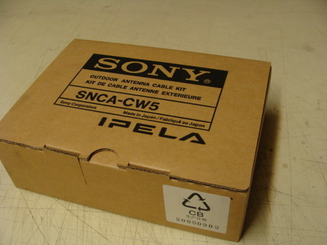 Sony SNCA-CW5 Outdoor Antenna Cable Kit for SNC-RH164 SNC-RS84N SNC-RS86N * NEW