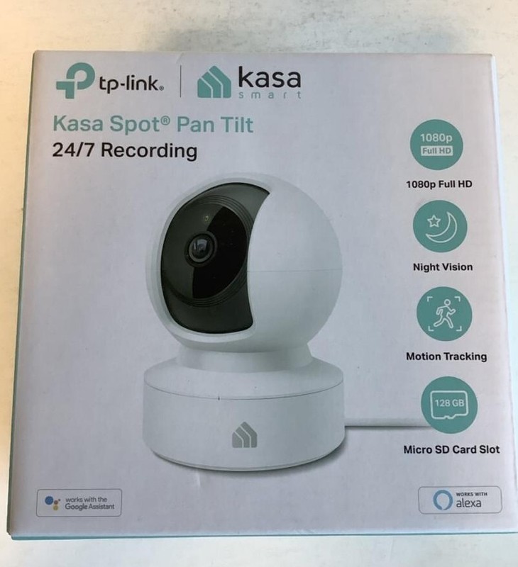 NEW TP-Link KC115 Kasa Spot Pan Tilt Indoor 1080P Wi-Fi Surveillance Camera