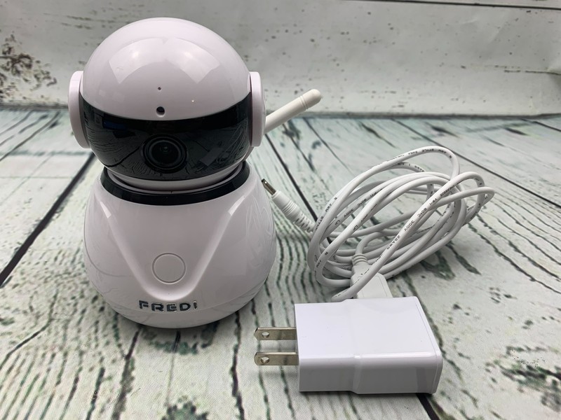 White Wireless WiFi Infrared Security Baby Monitor Camera w Night Vision