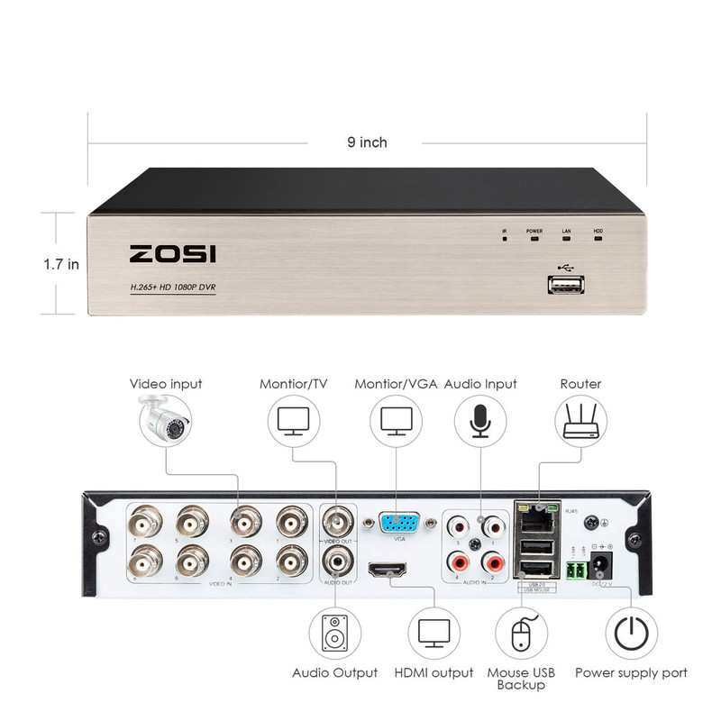 4 Camaras De Seguridad Wifi Exterior 1080P Inalambrica Con Vision Nocturna Video gallery