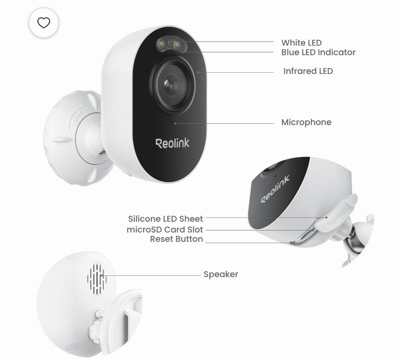 Reolink Lumus 2K 4MP Plug-in Wi-Fi Spotlight Security Camera, Color Night Visi gallery