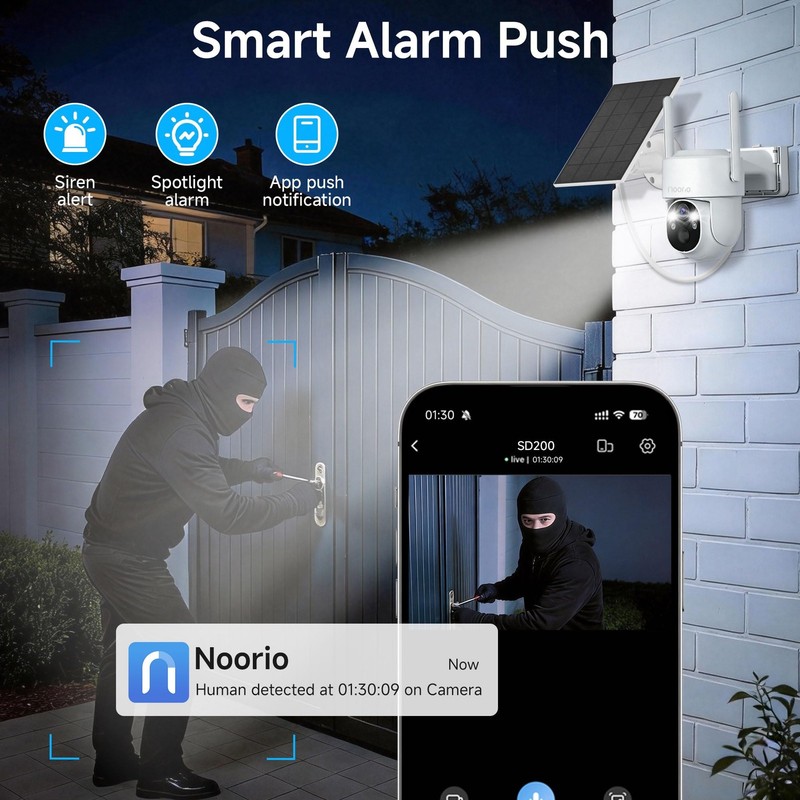 Solar Security Cameras Wireless Outdoor, 5G & 2.4G WiFi Cameras for Home Secu... gallery