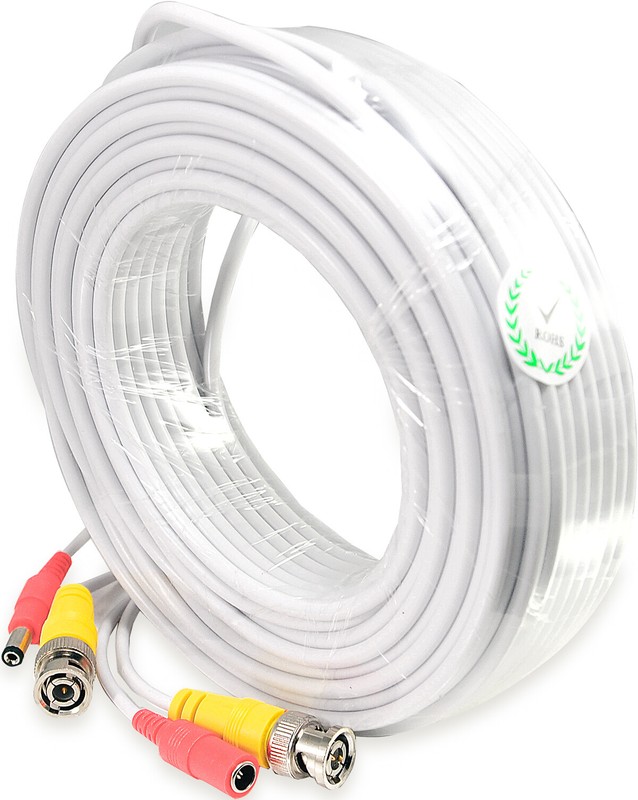 CCTV Microphone Kit for Security Camera Audio Surveillance 25ft Video Power Wire gallery