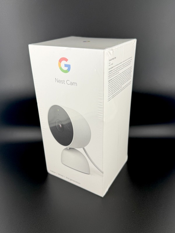 google nest camera indoor 2nd gen wired 1080p white brand new unopened gallery