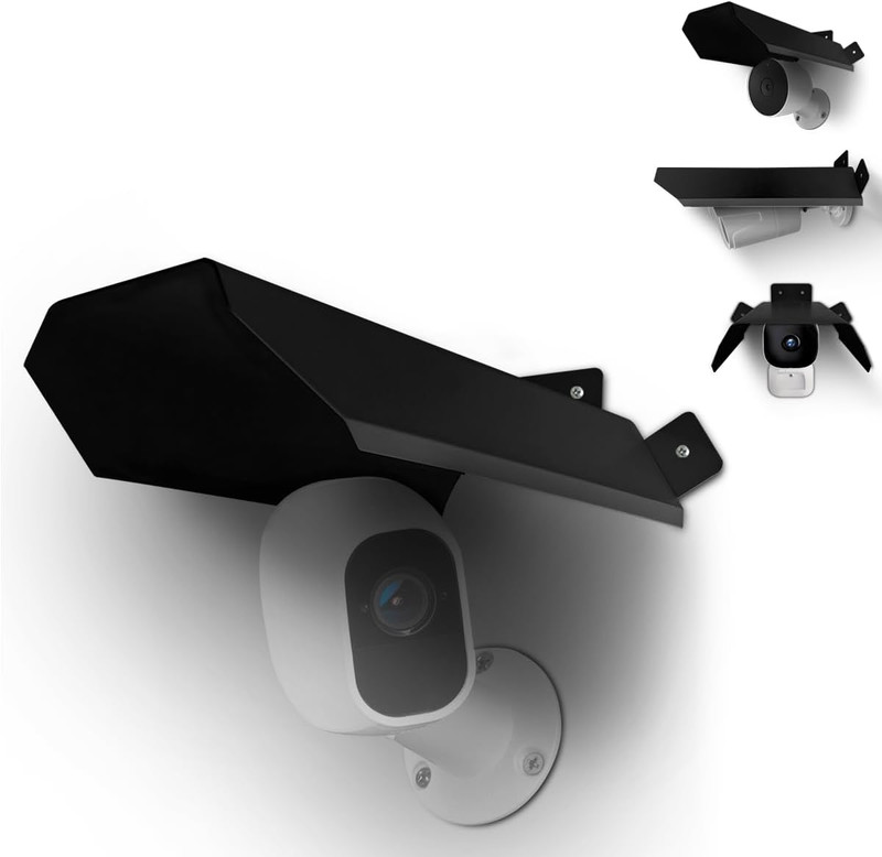 OOSSXX Universal Security Camera Sun Rain Cover Shield for Outdoor Surveillance