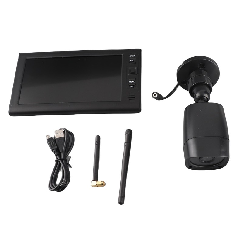 7 Inch LCD Wireless Security IR Camera System Waterproof Outdoor Monitor For gallery