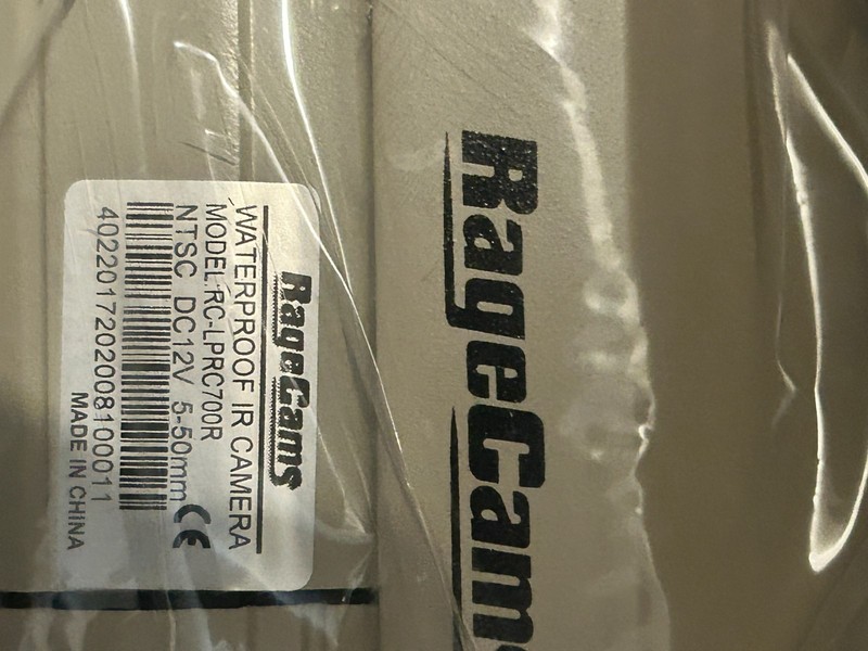 Rage Cams RC-LPRC700R HI-SPEED License Plate Capture Camera Infrared gallery