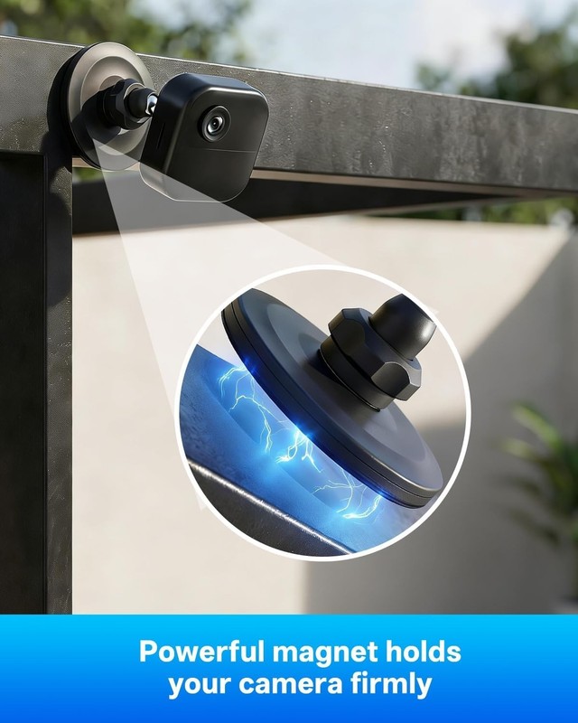 360-Degree Magnetic Mount for Blink Cameras - Instant, Secure Setup, 3-Pack gallery
