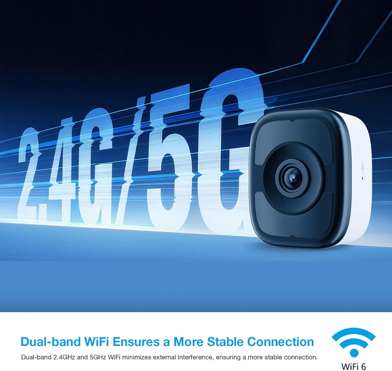 5MP 3K Window Camera, 2.4G & 5G Wifi Indoor Cameras for Home Security with Color gallery