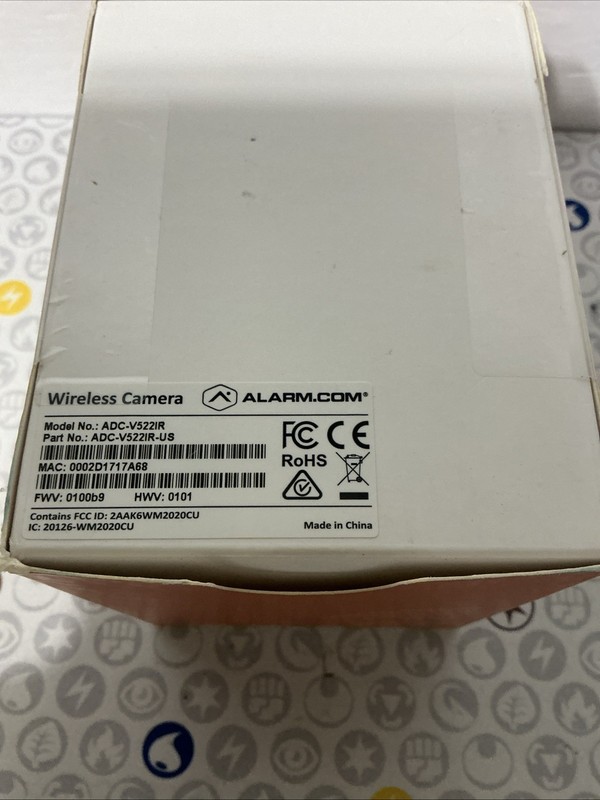 Alarm.com ADC-V522IR 1080p Indoor Wi-Fi Night Vision IP Camera White - New! gallery