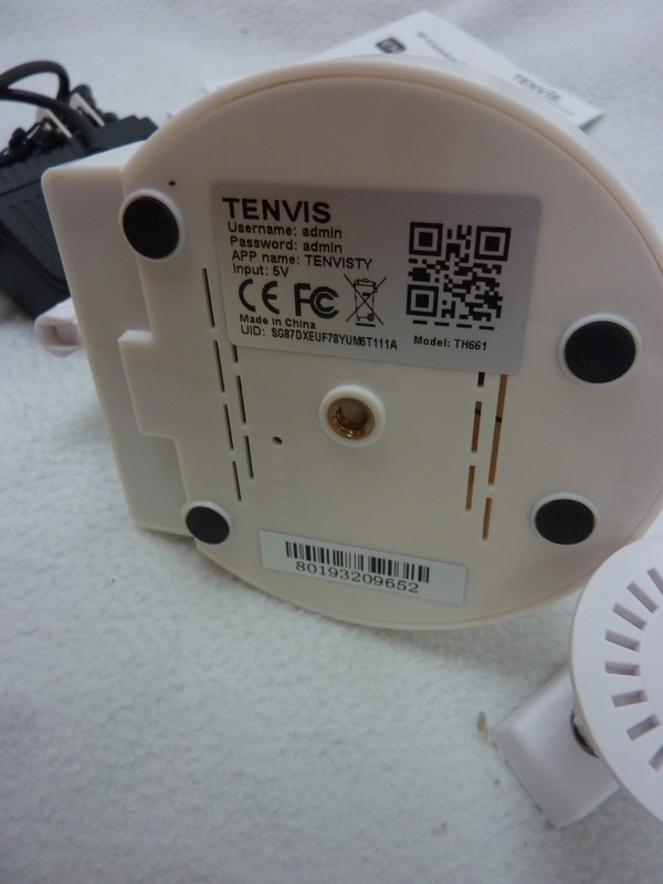 TENVIS WIRELESS IP NETWORK CAMERA MODEL TH661 WITH STAND & QUICK START GUIDE gallery