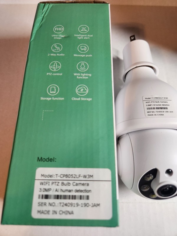WiFi Smart Bulb camera Realtime Remote Viewing Set of 2 gallery