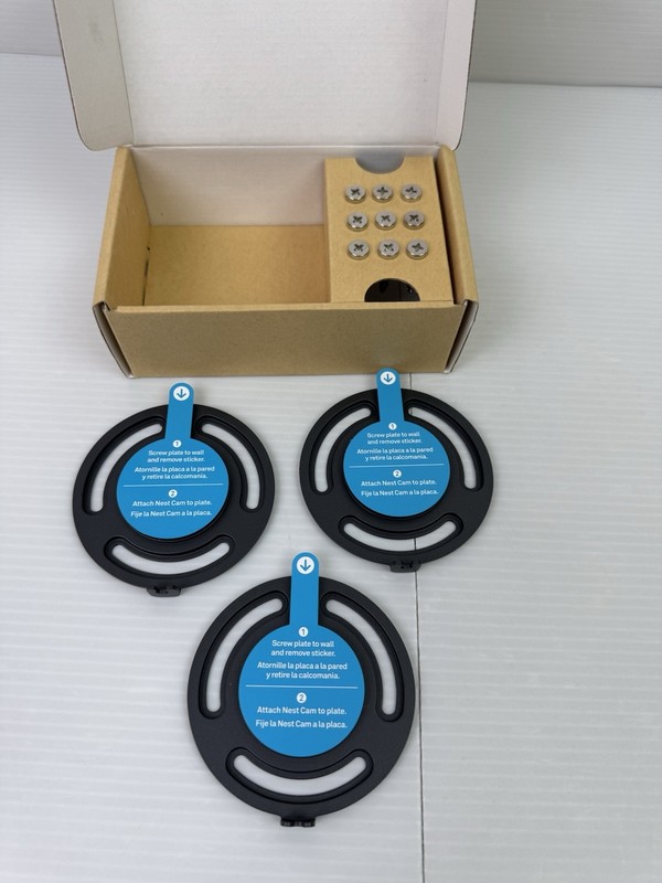 Genuine Google Nest Camera Wall Plates Lot Of 3 With Screws For Nest Indoor New gallery