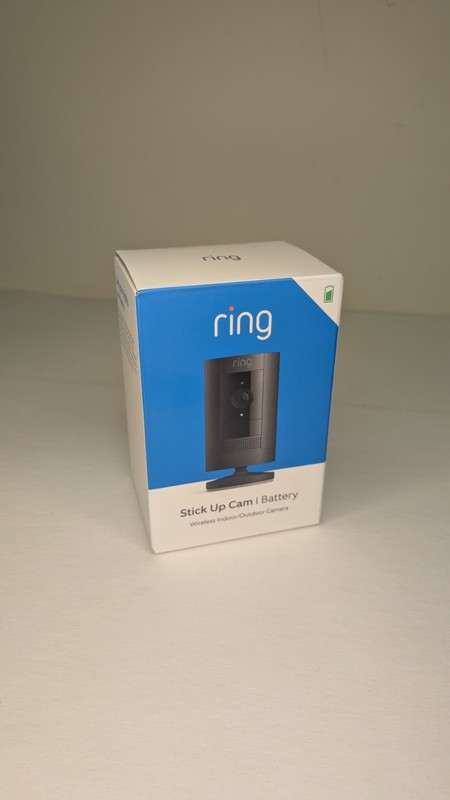Ring Stick Up Indoor/Outdoor Wire Free 1080p Security Camera – Black