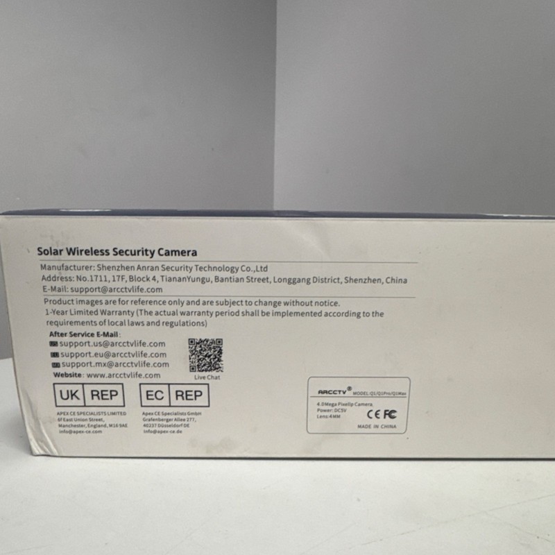 ARCCTV Wireless Battery & Solar Security Camera 2 Pack, 2K Night Vision, IP65 gallery